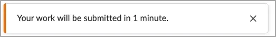 The Quiz Timer displays the amount of time remaining. There is a button to hide the timer, and x that closes the quiz.